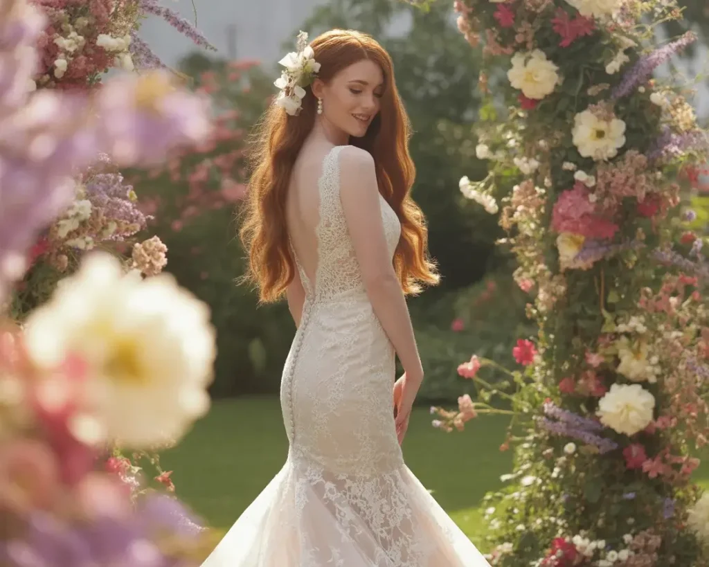 15 Elegant Wedding Dresses Brides Are Pinning Now 11 Backless Lace Mermaid on wedding