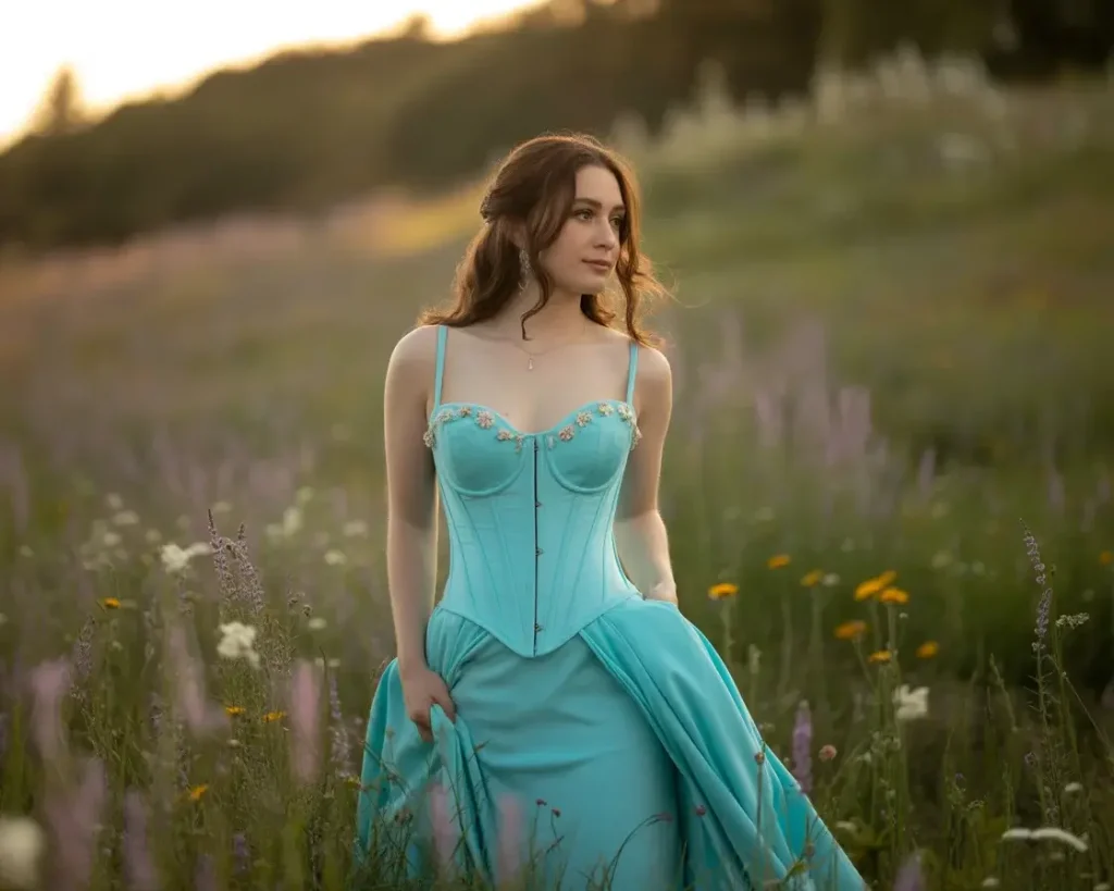 19 Corset Wedding Dresses Trending Right Now 18 Coloured Corset Wedding Dress