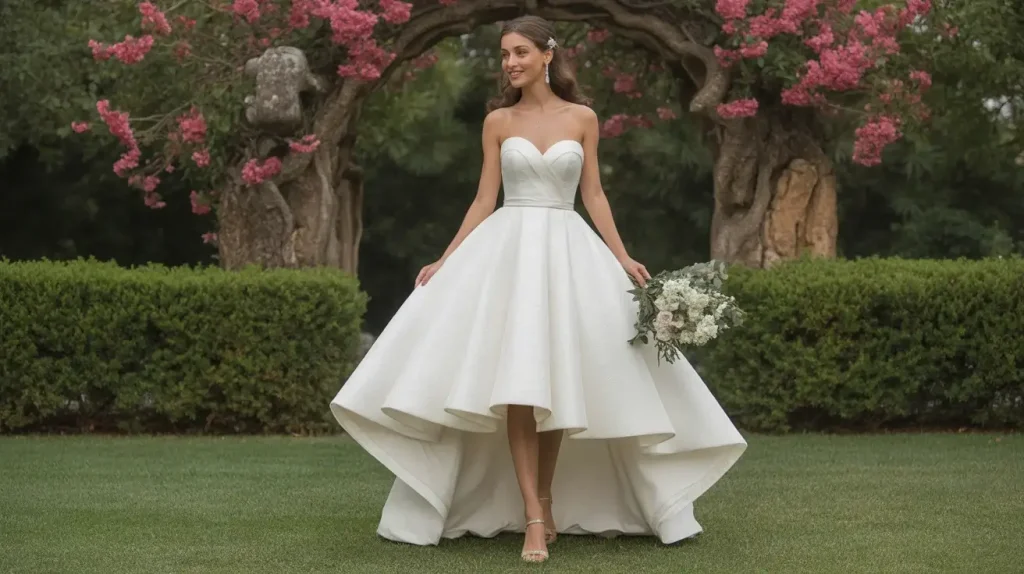 High-Low Hem Design dress