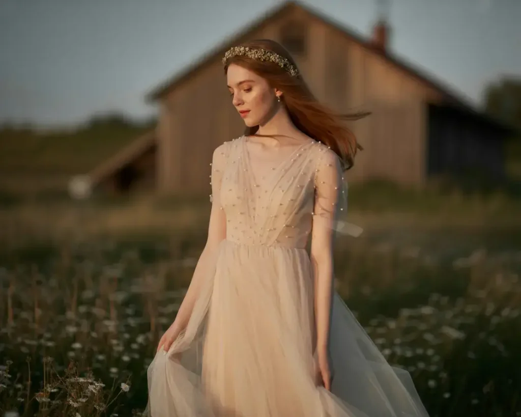 High-Low Hemline Tulle Gown