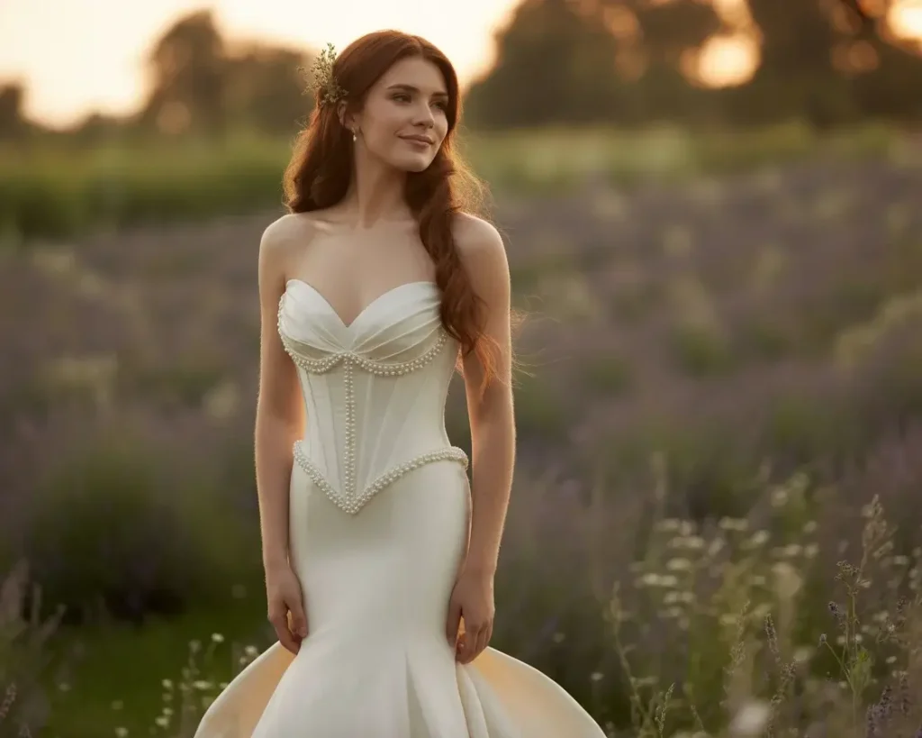 19 Corset Wedding Dresses Trending Right Now 10 sweetheart neckline corset mermaid wedding dress