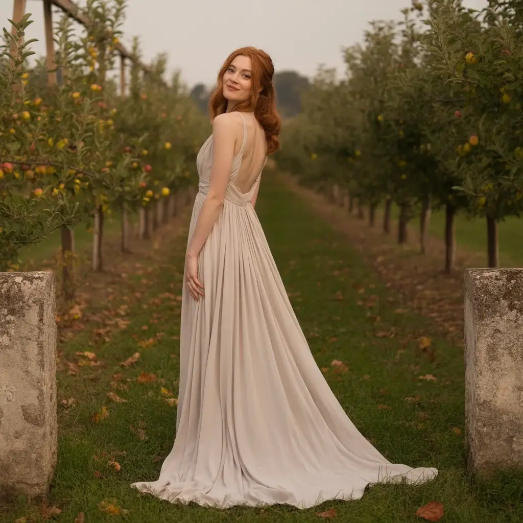 Backless Garden Beauty Dress