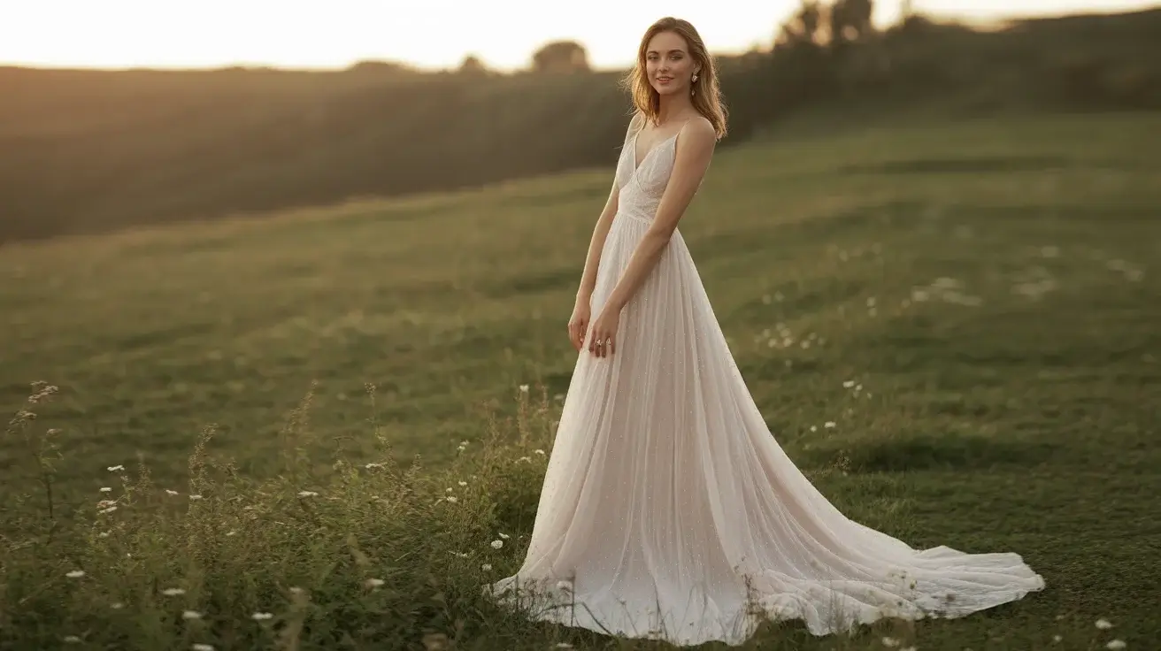 Backyard Wedding Dresses That Are Pinterest Favourites Right Now