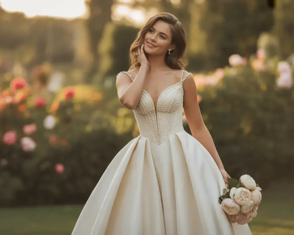 Top 15 Best Wedding Dresses for Your Body Shape 5 Ball Gown for Pear-Shaped Silhouettes