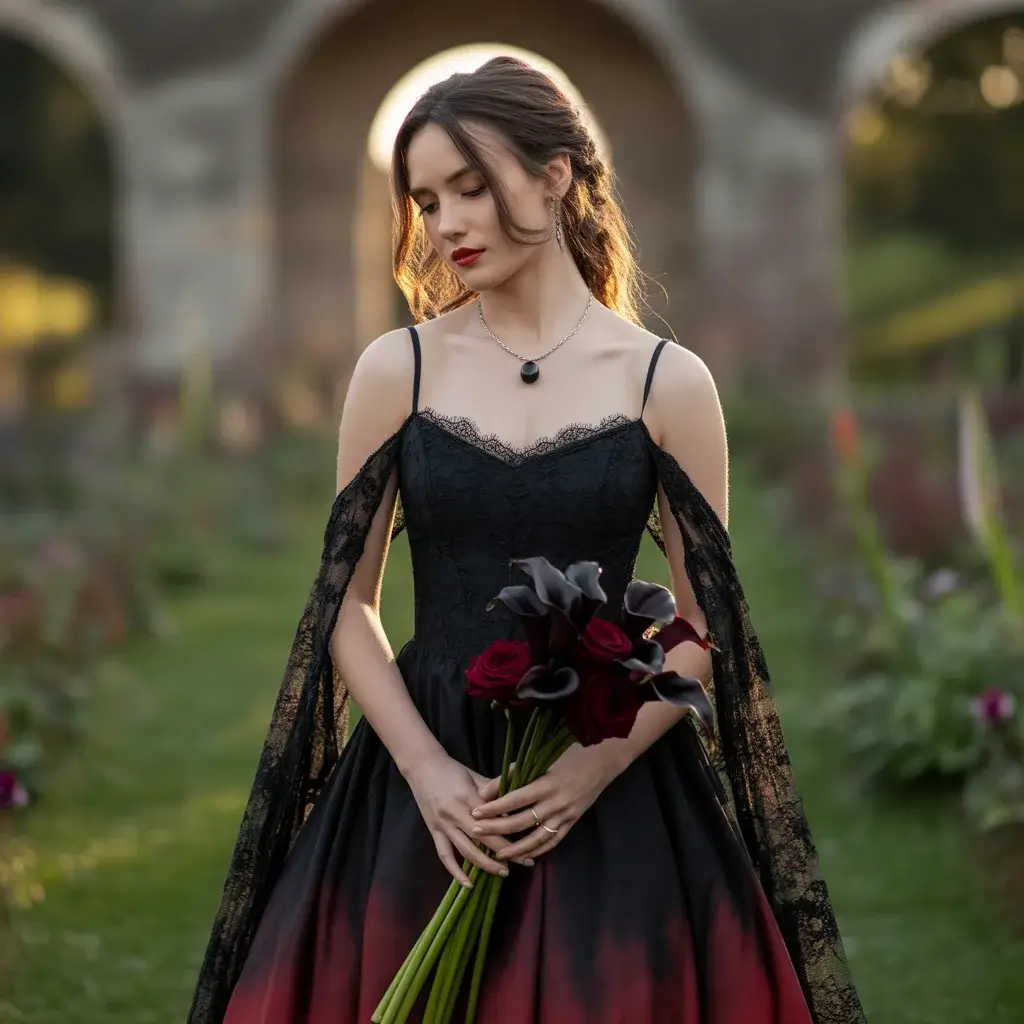fitted lace wedding dress Mouccy Vintage Tulle Prom Dresses 2025 Burgundy Puffy Sleeve Evening Party  Gowns Lace V-Neck Formal Gowns with Pleats Size 0 at Amazon Women's Clothing  store