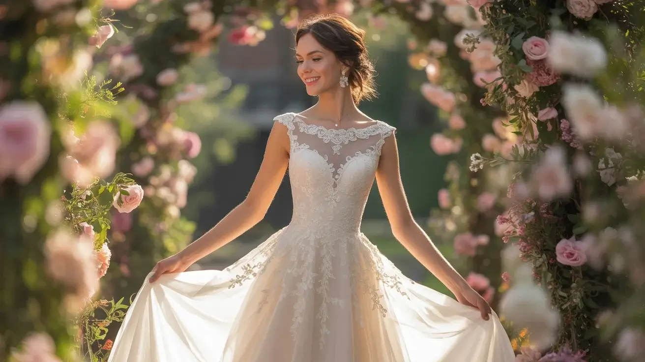 Boat Neck Bridal Gowns Trending on Pinterest