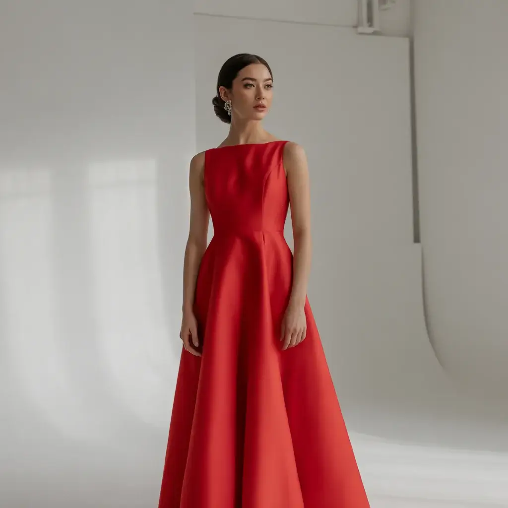 Top 19 Red Wedding Dresses That Are Breaking Pinterest Right Now 18 Bright Red Minimalist Wedding Design