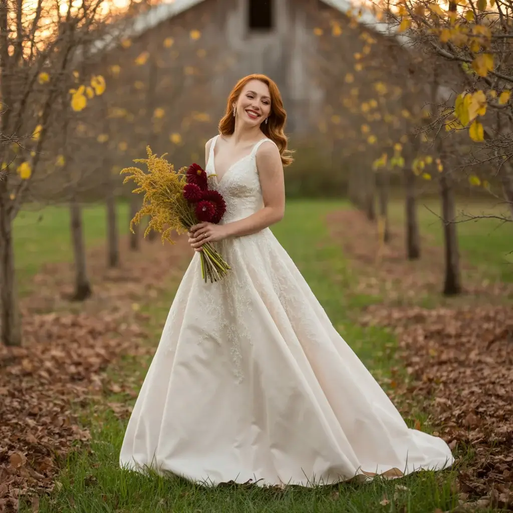 Classic A-Line with Sweetheart Neckline Dress