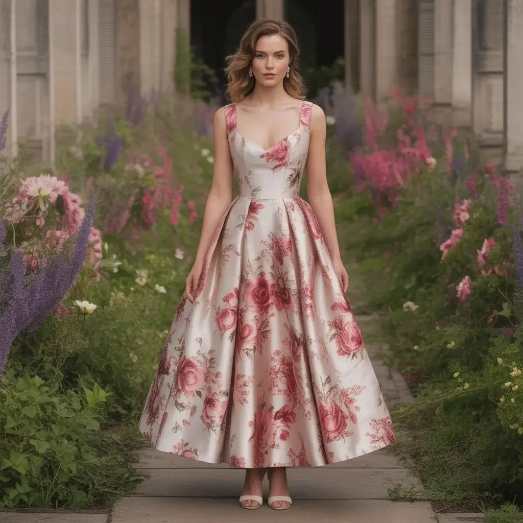 Top 17 Floral Wedding Guest Dresses Making Waves This Season 13 Classic Floral Tea Dress