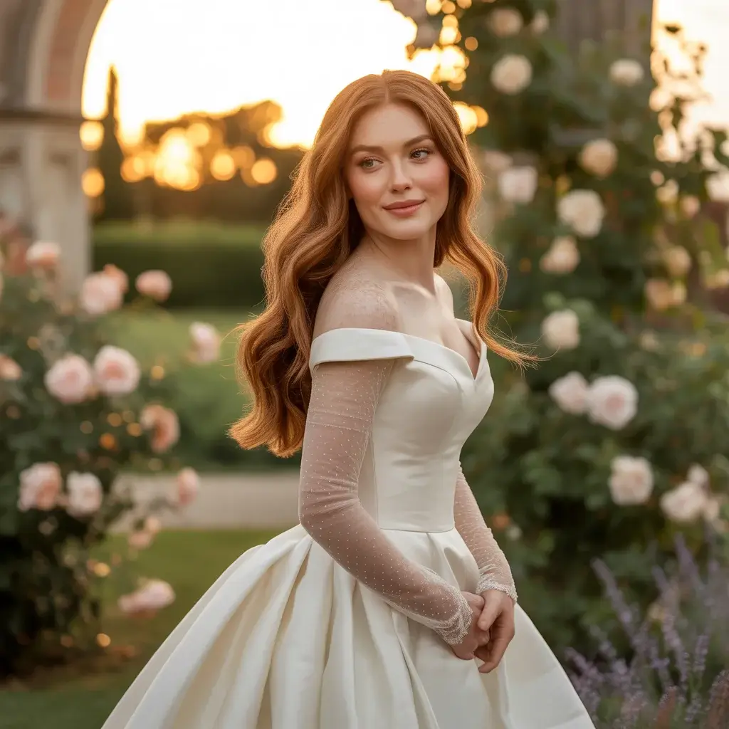 Top 15 Modest Wedding Dresses Brides Are Saving Right Now 14 Classic Princess Sleeve Gown
