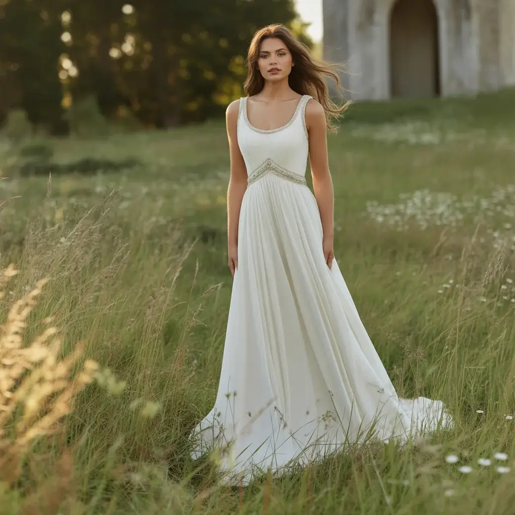 Top 15 Scoop Neck Wedding Dresses Brides Are Saving Right Now 14 Convertible multi-way scoop neck wedding dress