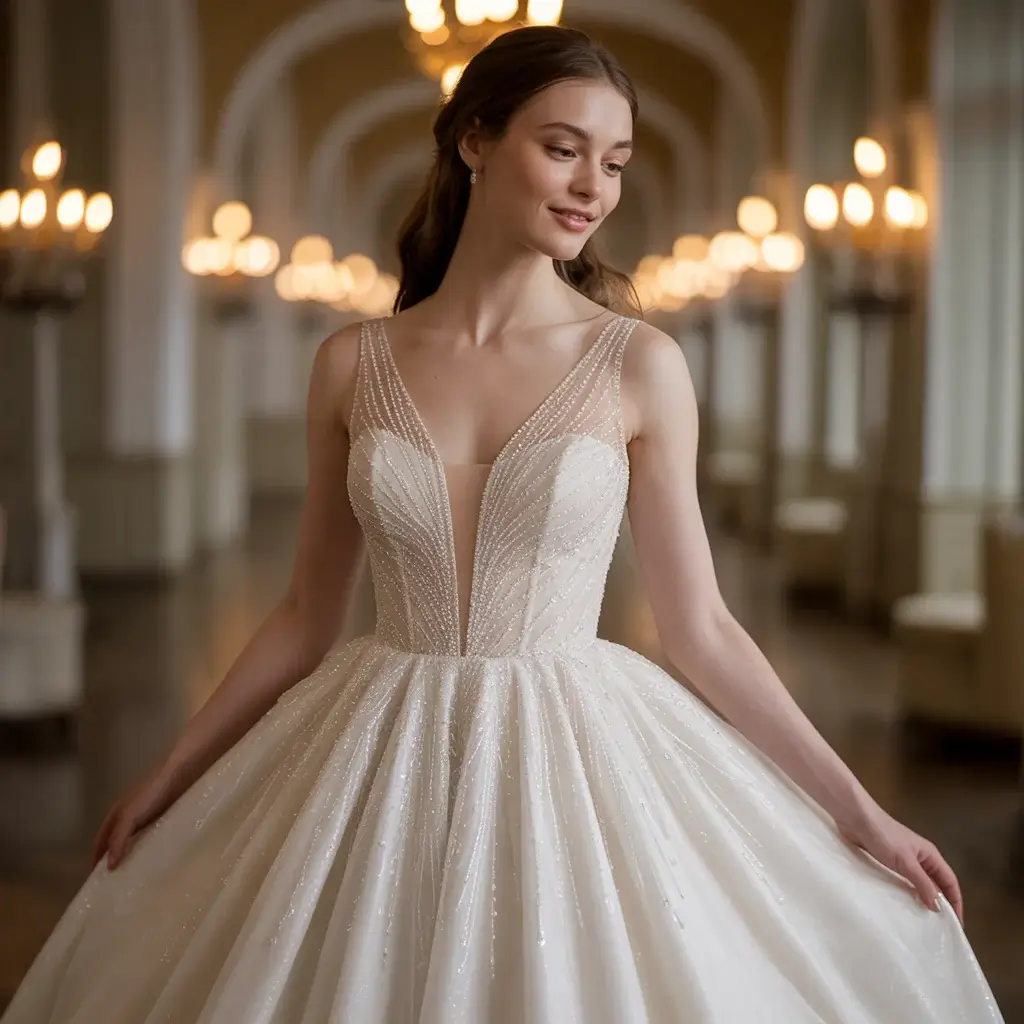 Crystal Bodice Ball Gown