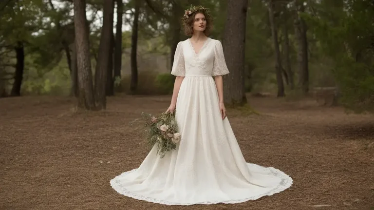 17 Forest Wedding Dresses for Woodland Ceremonies 62 Forest Wedding Dresses Brides Are Saving for Woodland Ceremonies