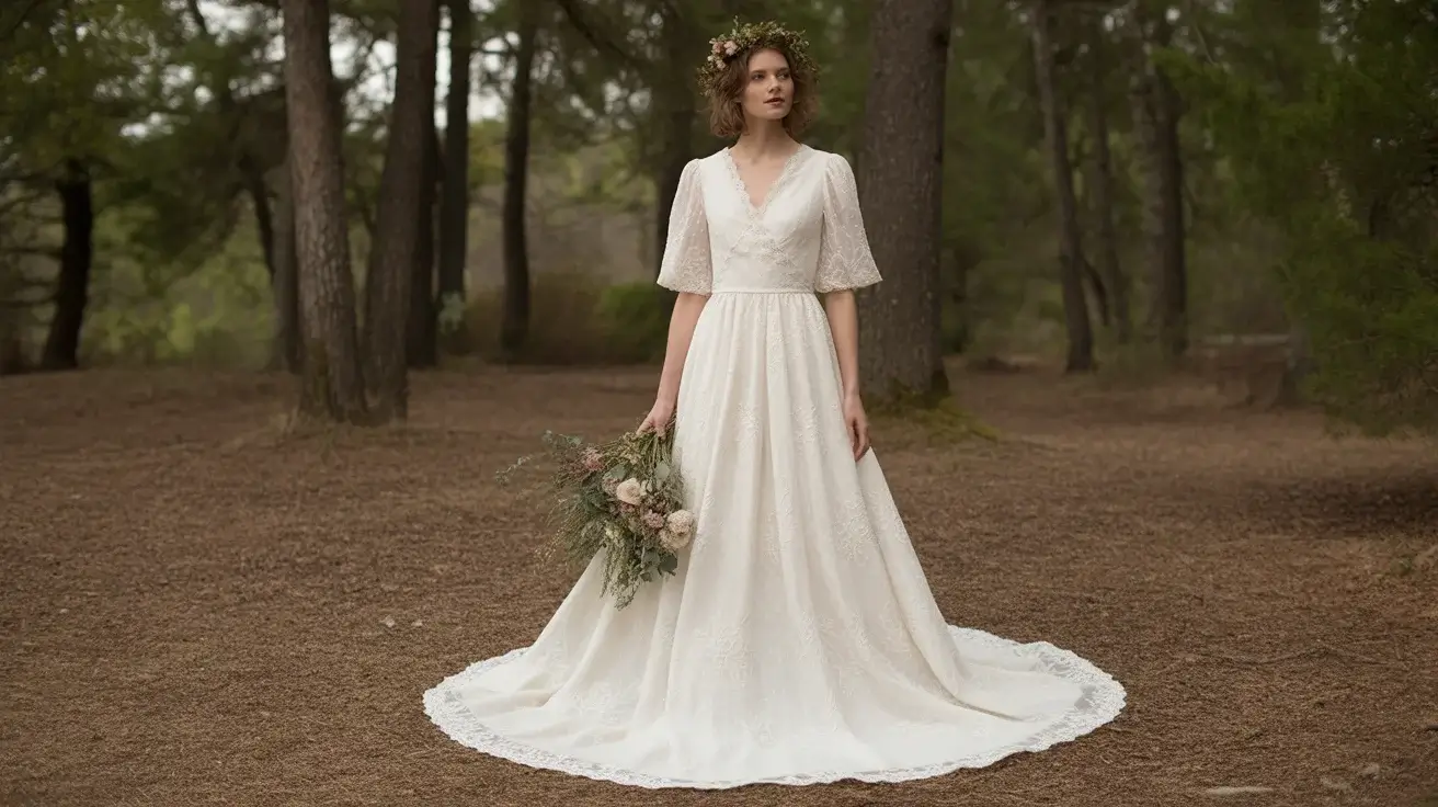 Forest Wedding Dresses Brides Are Saving for Woodland Ceremonies