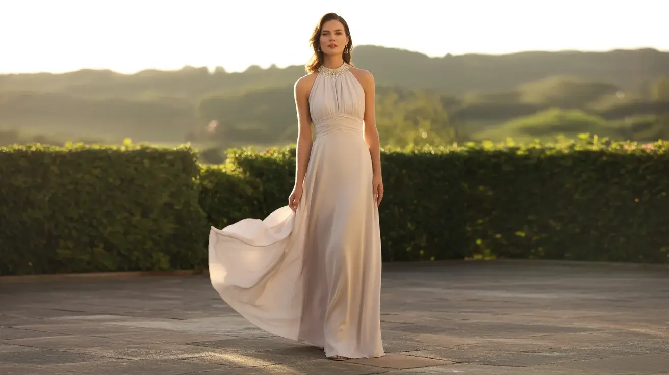 13 Halter Neck Dresses for Wedding Guests 1 Halter Neck Dresses for Wedding Guests That Are Pinterest Favourites