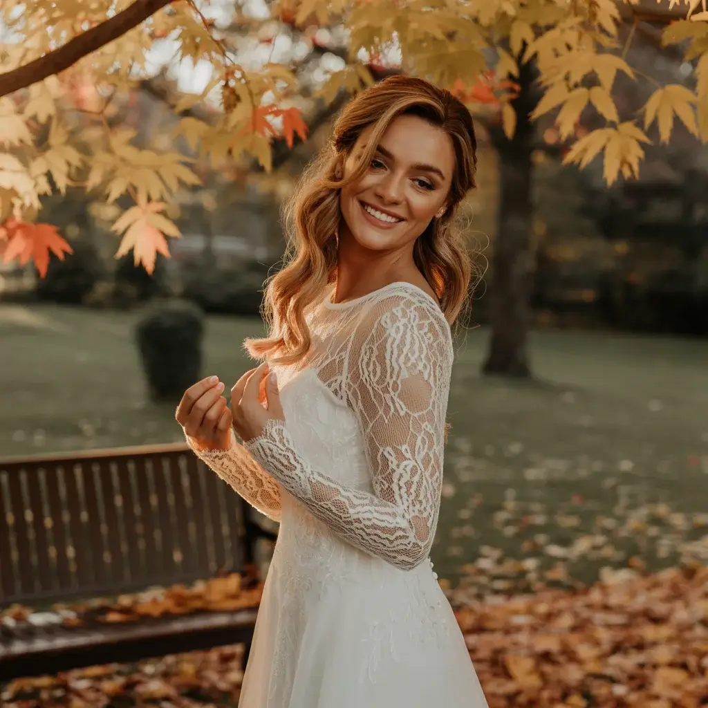 Top 15 Fall Formal Wedding Attire Looks That Are Trending Right Now 2 Long Sleeve Lace Sheath Dress