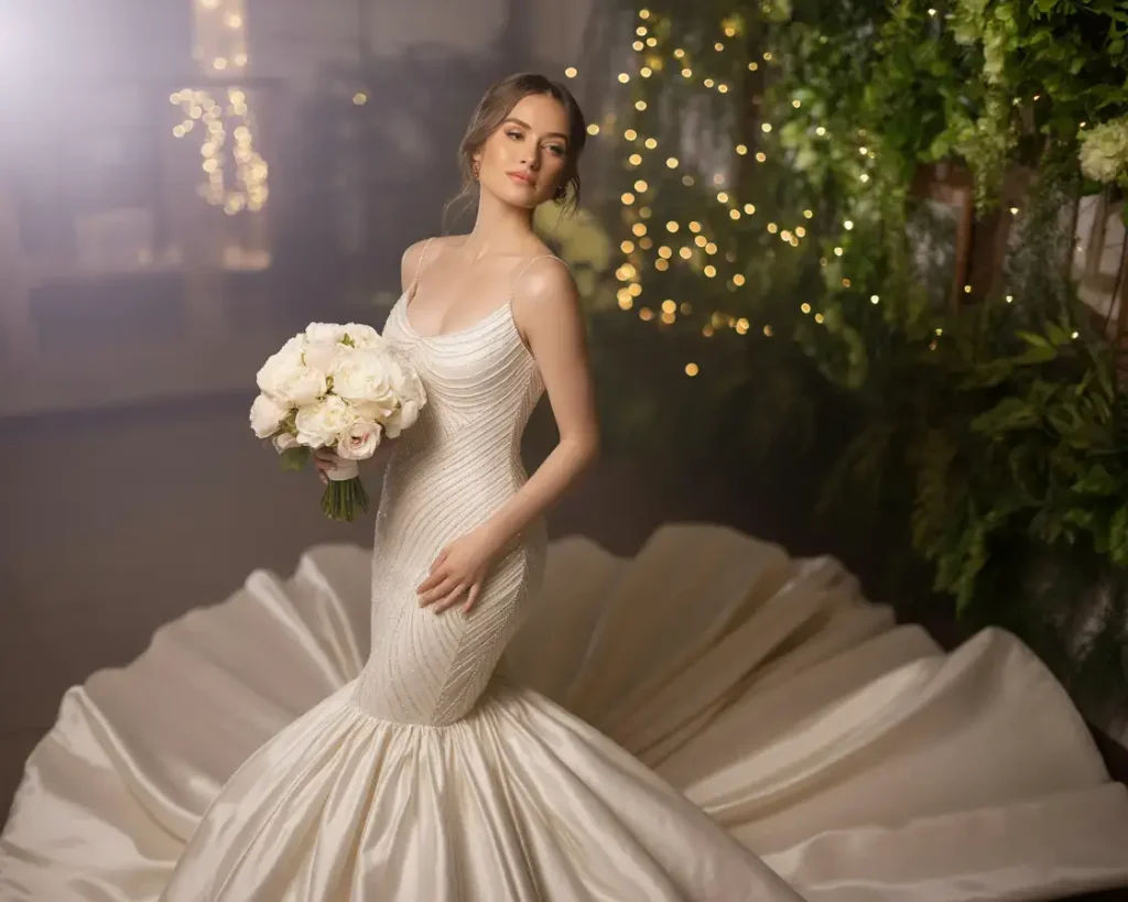 Top 15 Best Wedding Dresses for Your Body Shape 3 Mermaid Dress for Hourglass Figures