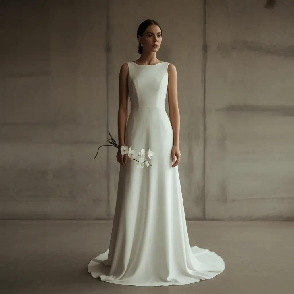 Minimalist Stretch Crepe with Contemporary Cut