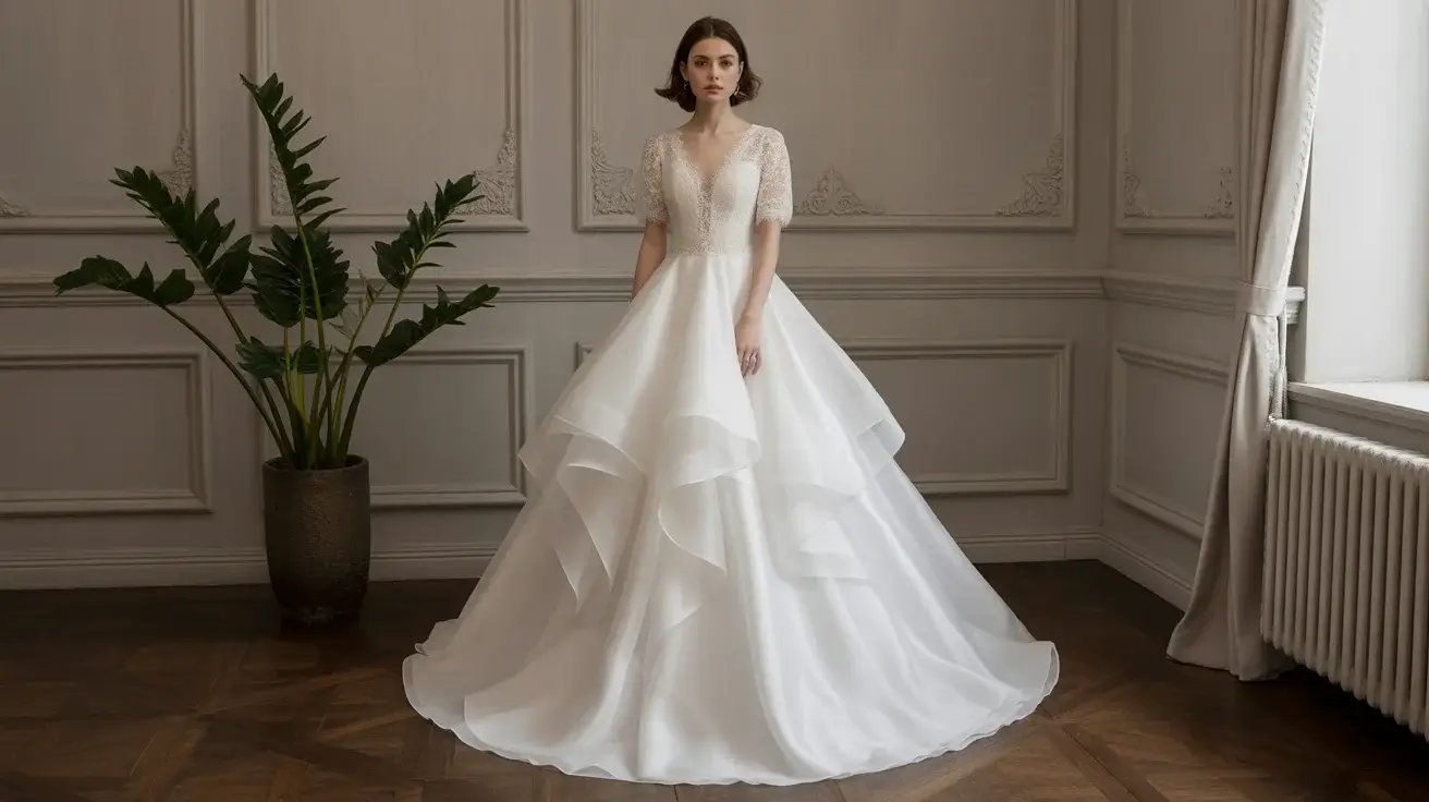 15 Organza Wedding Dresses Trending on Pinterest 1 Organza Wedding Dresses That Are Trending on Pinterest