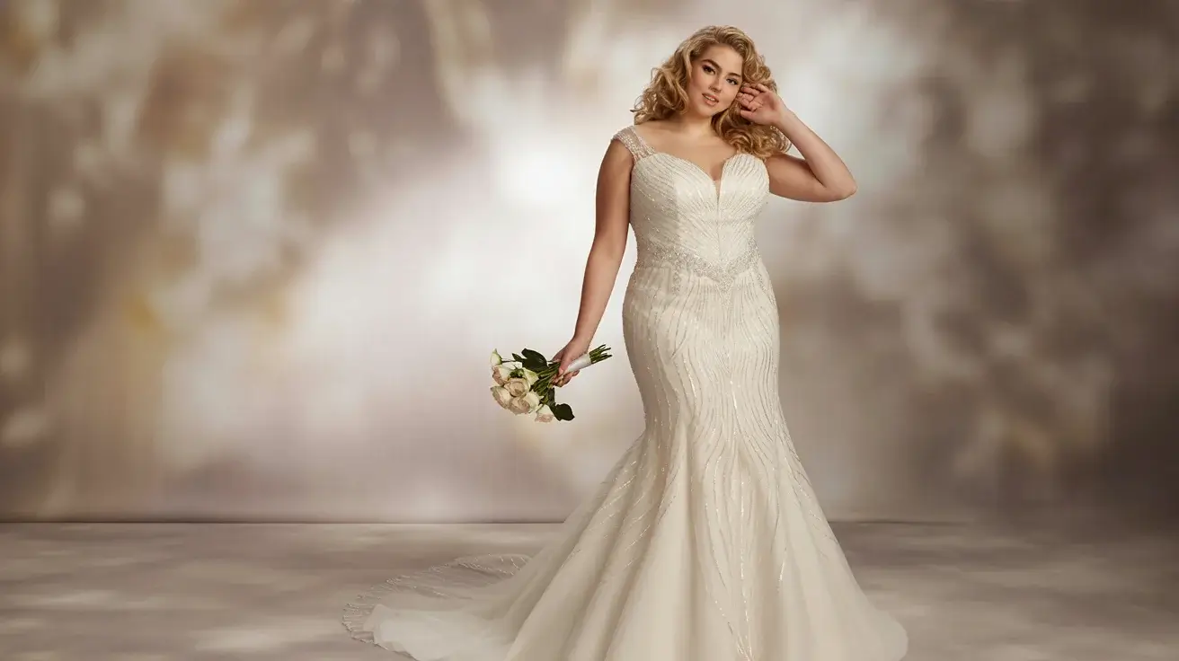 Plus Size Mermaid Wedding Dresses Trending on Pinterest