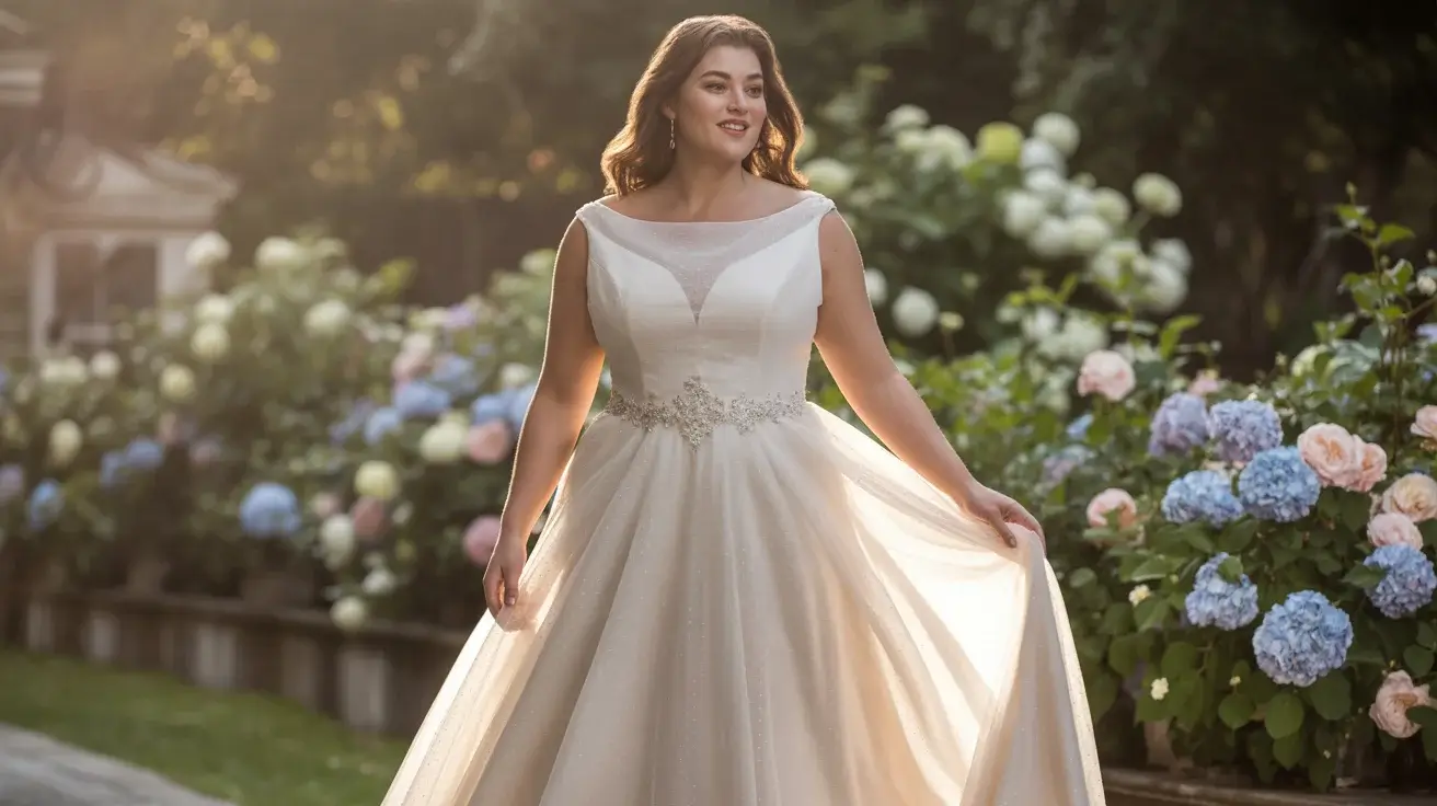 Plus Size Wedding Dresses to Hide Stomach That Brides Are Pinning Right Now