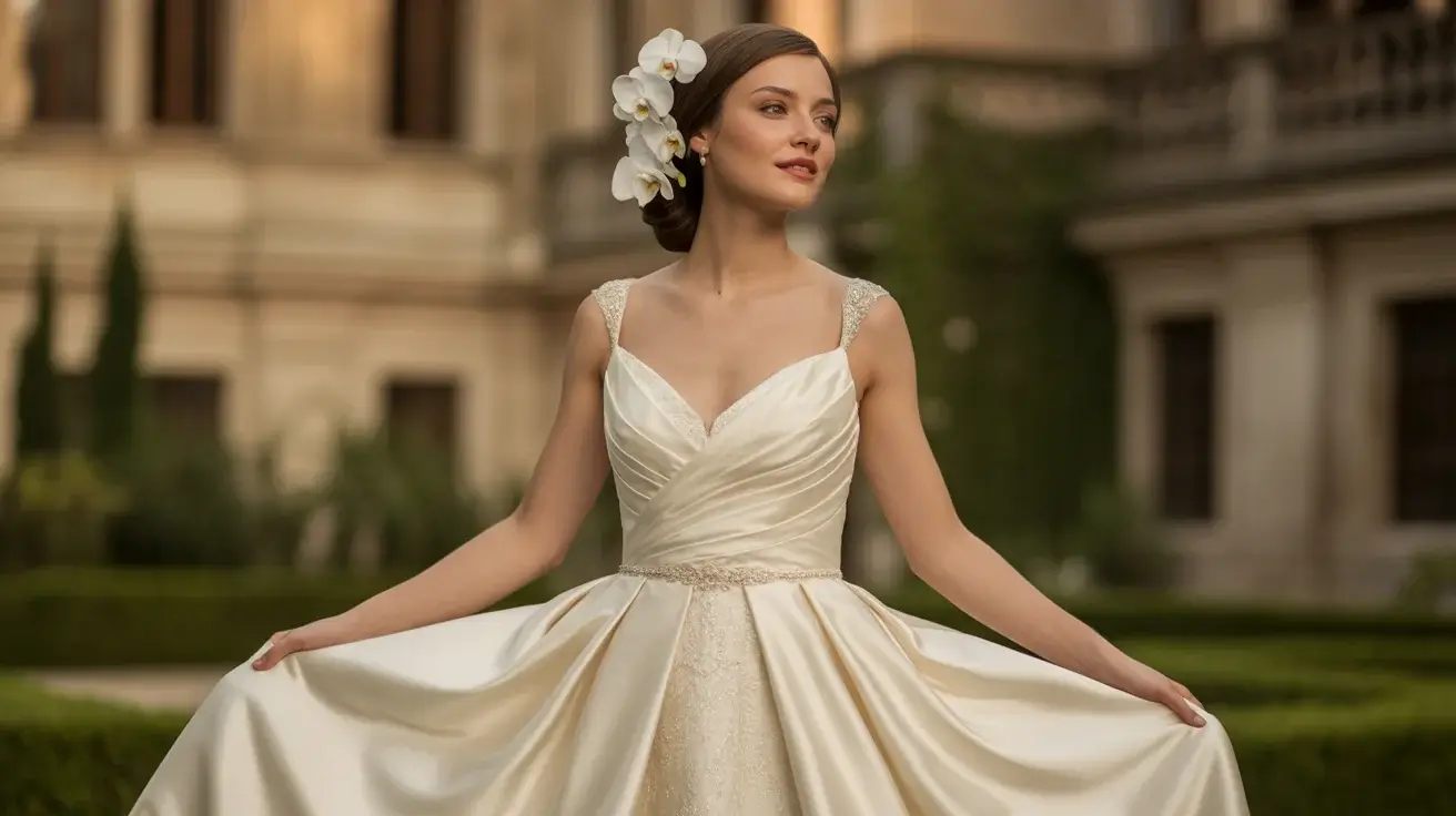 Satin Wedding Dresses Brides Are Pinning Right Now