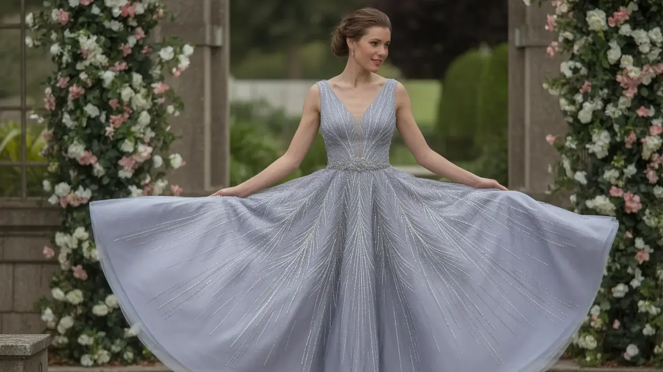 Silver Wedding Dresses Perfect for 25th Anniversary Celebrations