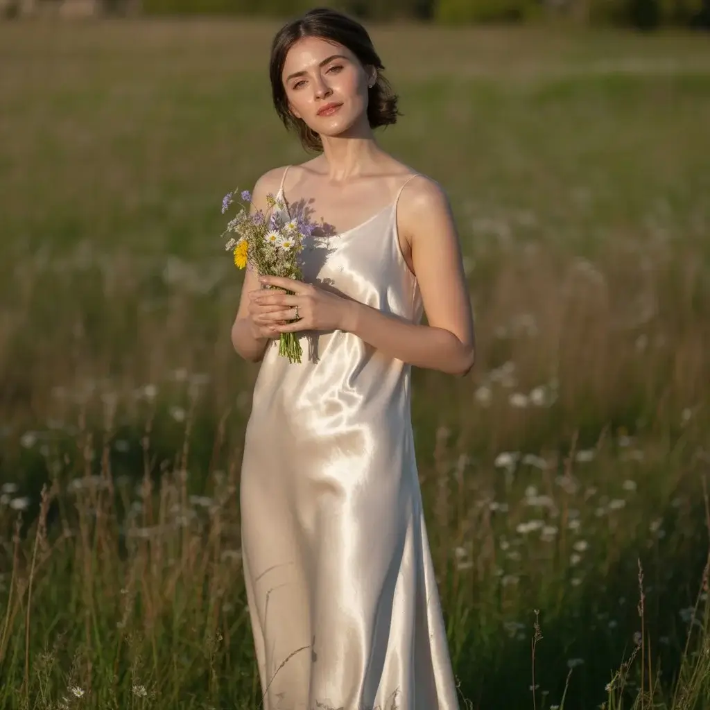 13 Bridal Slip Dresses Every Minimalist Bride Loves 14 Sustainable Silk Slip wedding dress