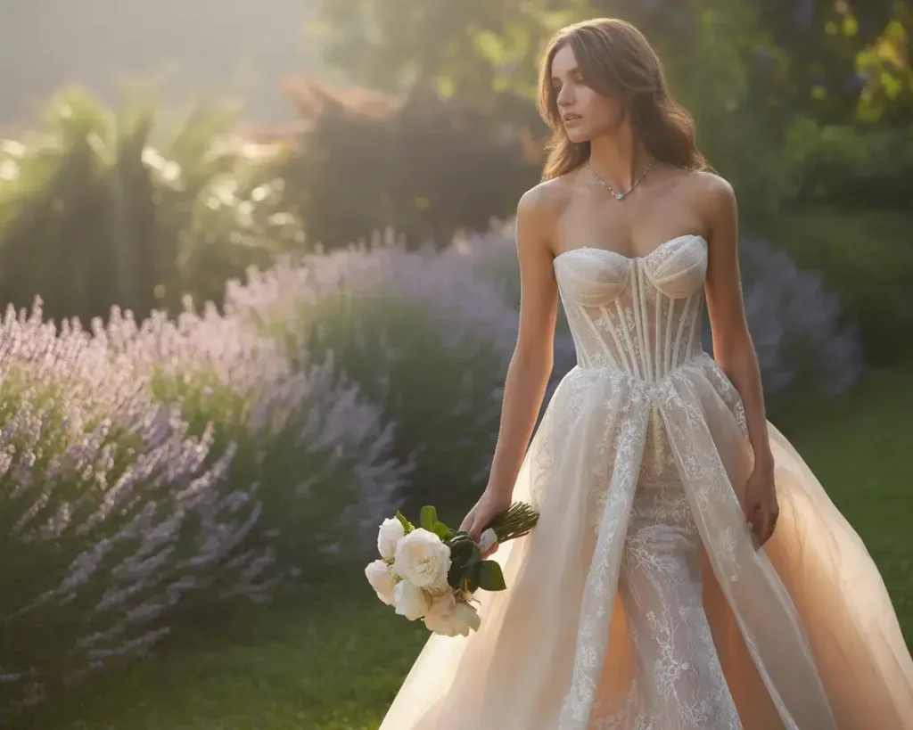 Top 15 Best Wedding Dresses for Your Body Shape 8 Trumpet Gown with Corset Details
