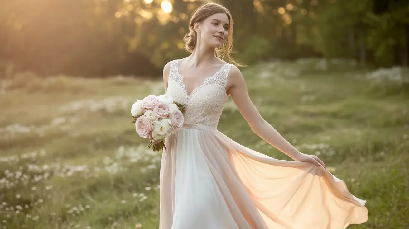 Two Tone Wedding Dresses That Are Making Brides Say I Do Right Now