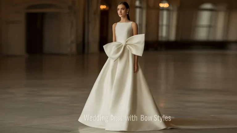 19 Wedding Dresses with Bow Details Trending Now 58 Wedding Dress With Bow Styles That Are Trending Right Now