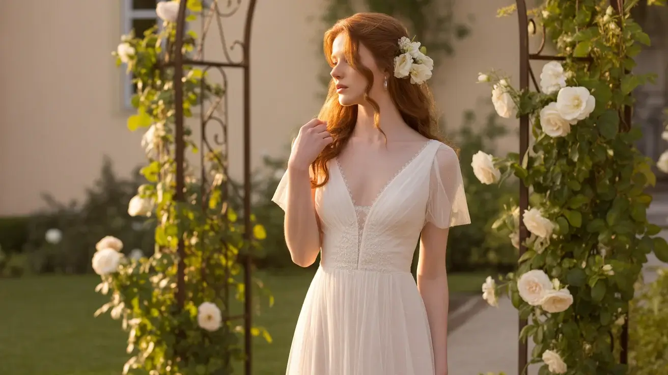 White Engagement Party Dresses Brides Are Saving Right Now