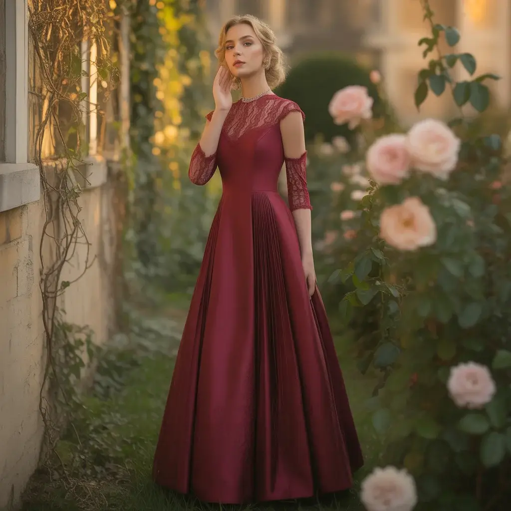 Top 19 Red Wedding Dresses That Are Breaking Pinterest Right Now 5 Wine Colored Tea Length Vintage Wedding Dress