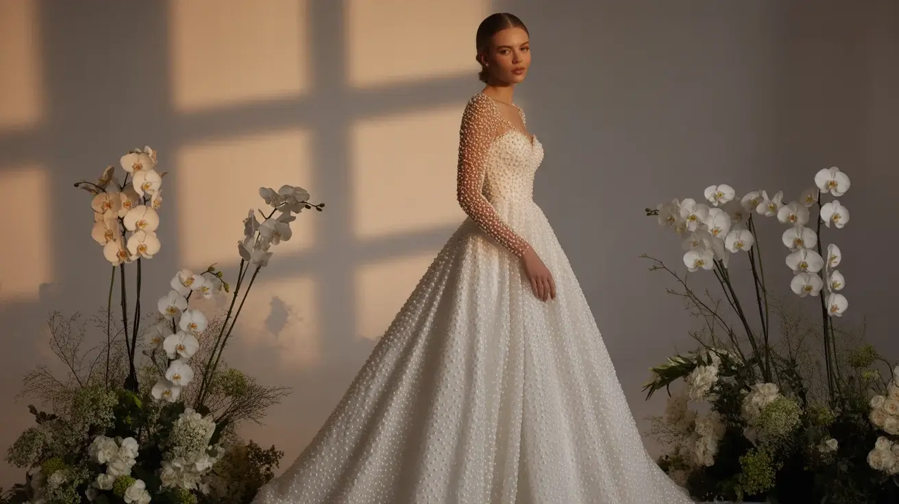 Pearl Wedding Sleeves That Are Captivating Modern Brides
