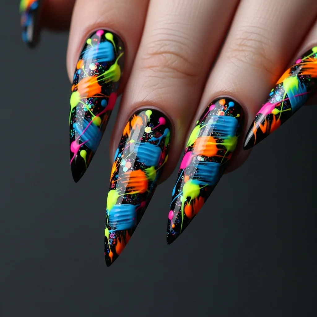 abstract stilettos