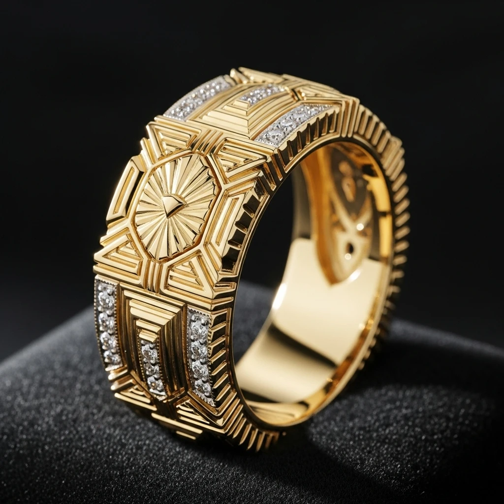 art deco inspired band