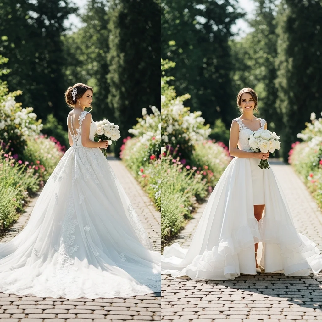 11 Ball Gown Wedding Dresses to Feel Like a Princess 5 ball gown with detachable train