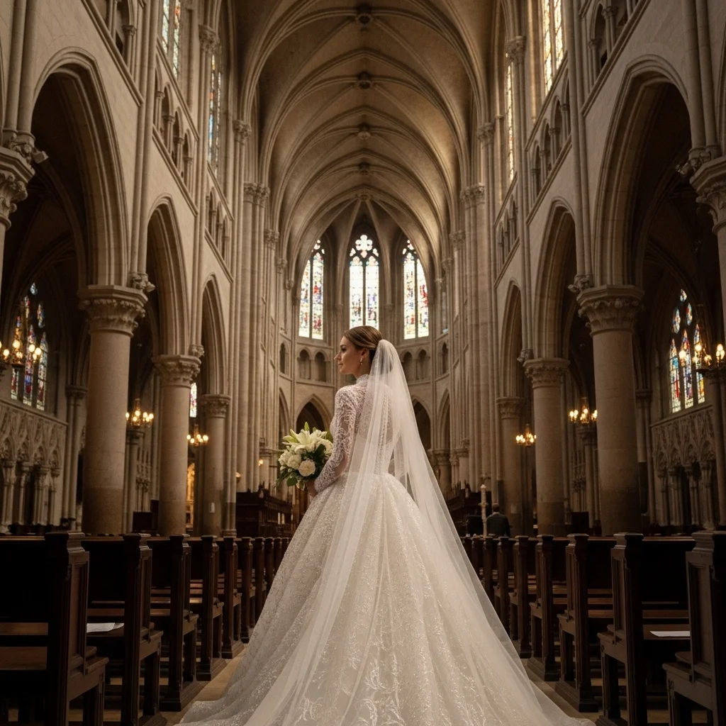 11 Ball Gown Wedding Dresses to Feel Like a Princess 8 ball gown with high neckline