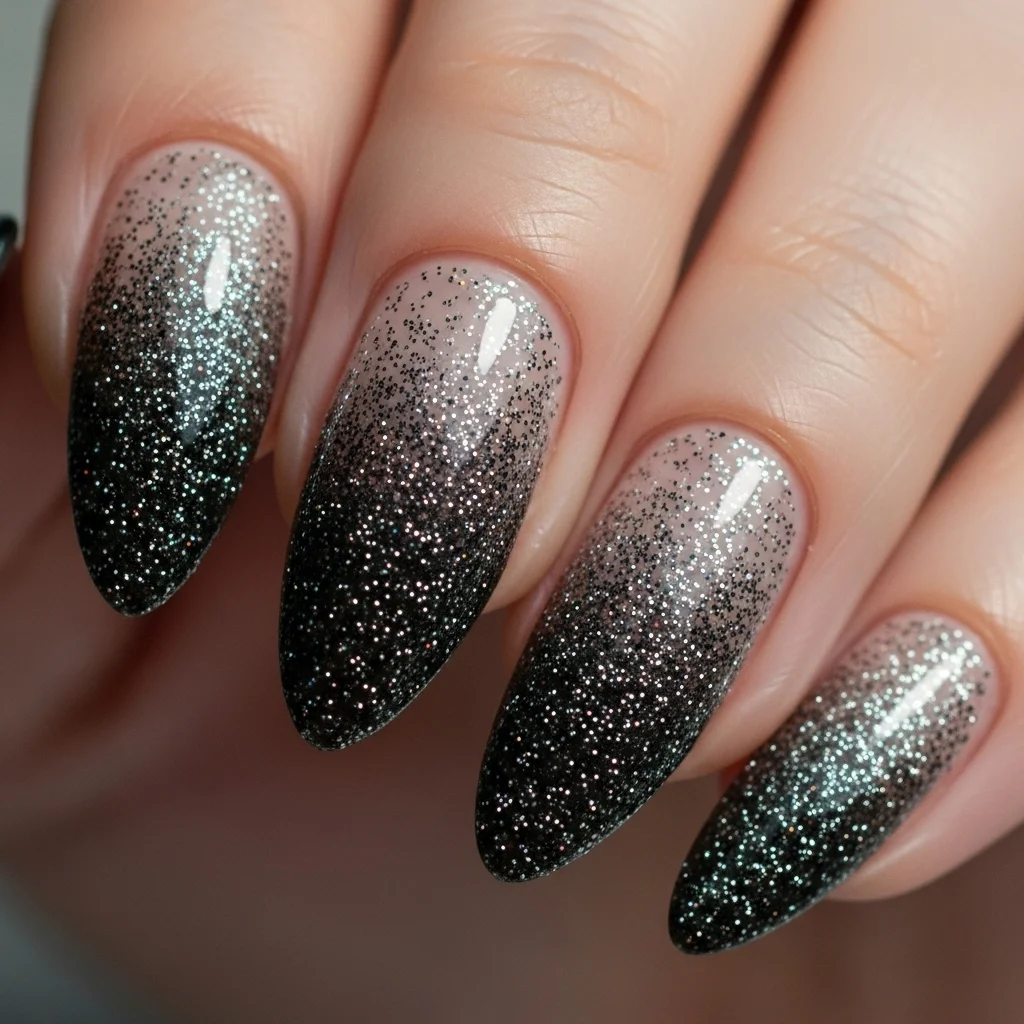 black glitter gradient 1