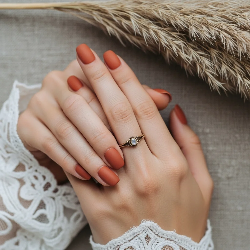 bohemian terracotta hues