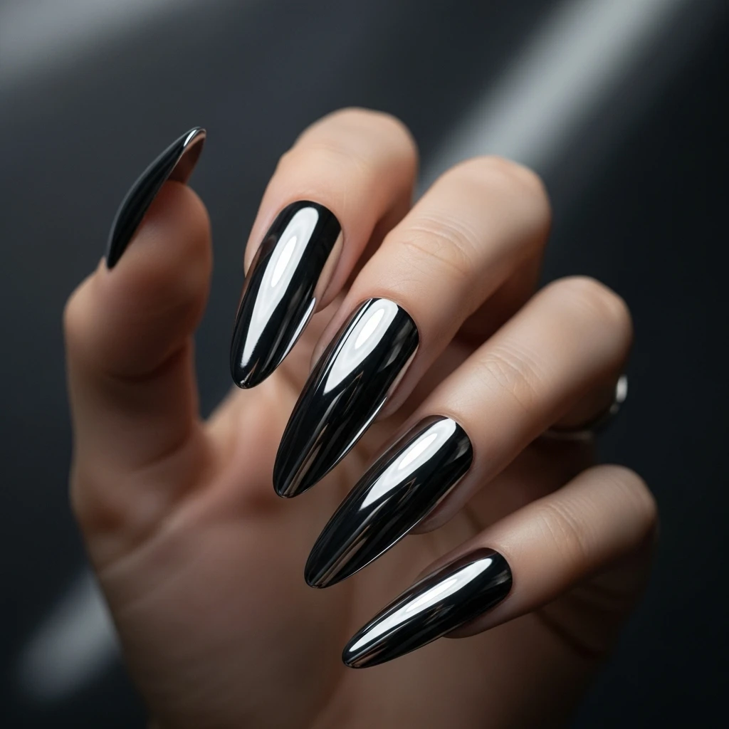 chrome nails 1