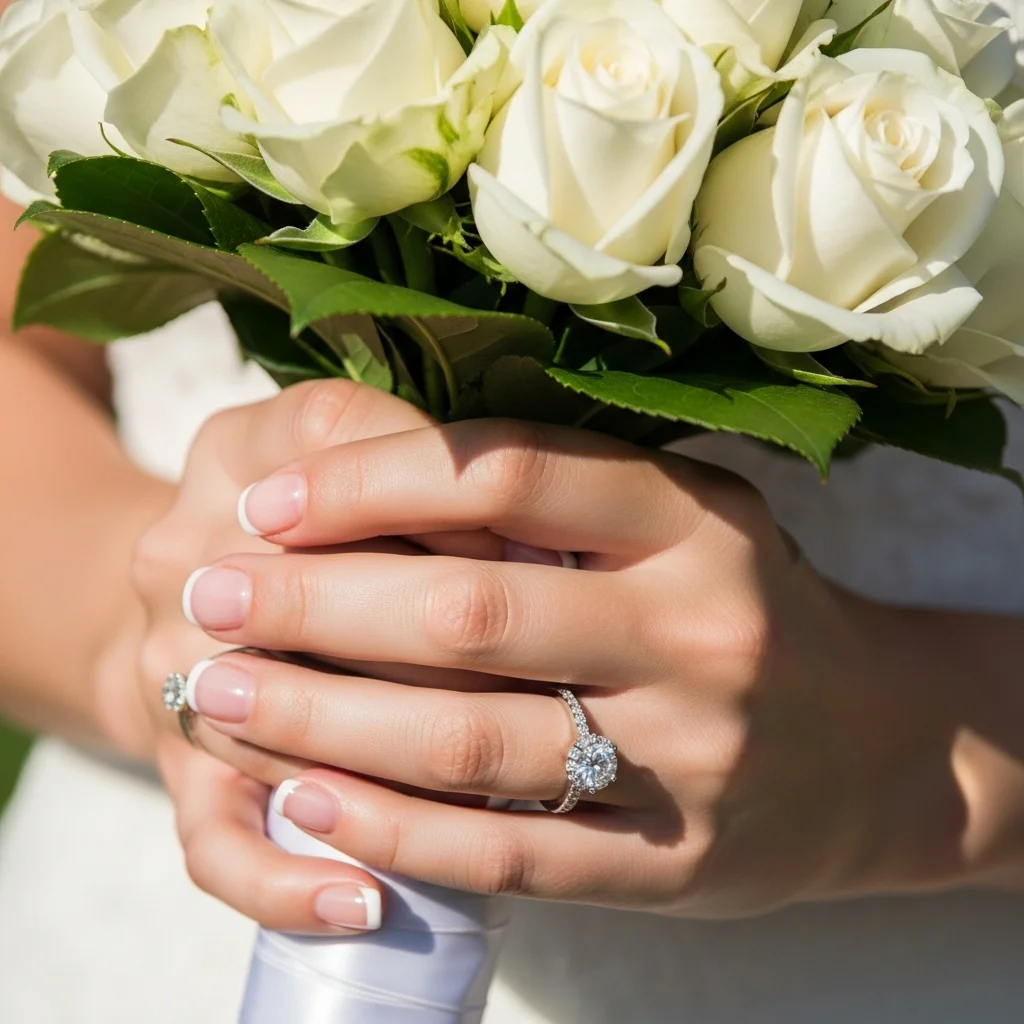 classic french manicure 9