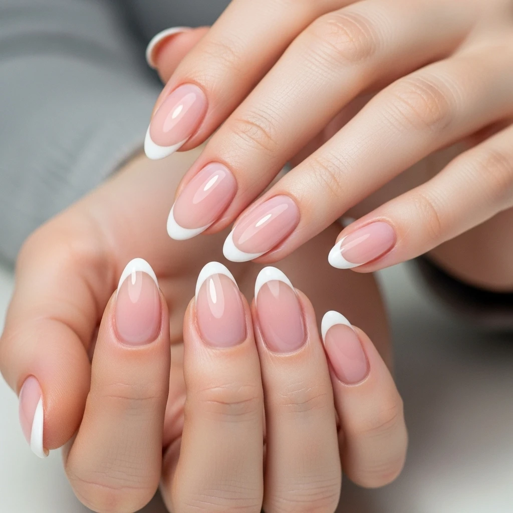 classic french manicure