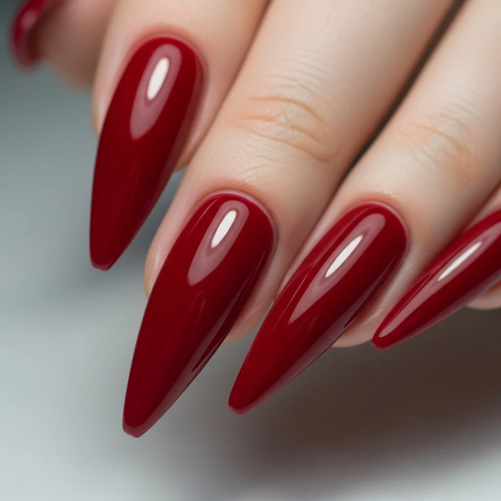 classic red stilettos