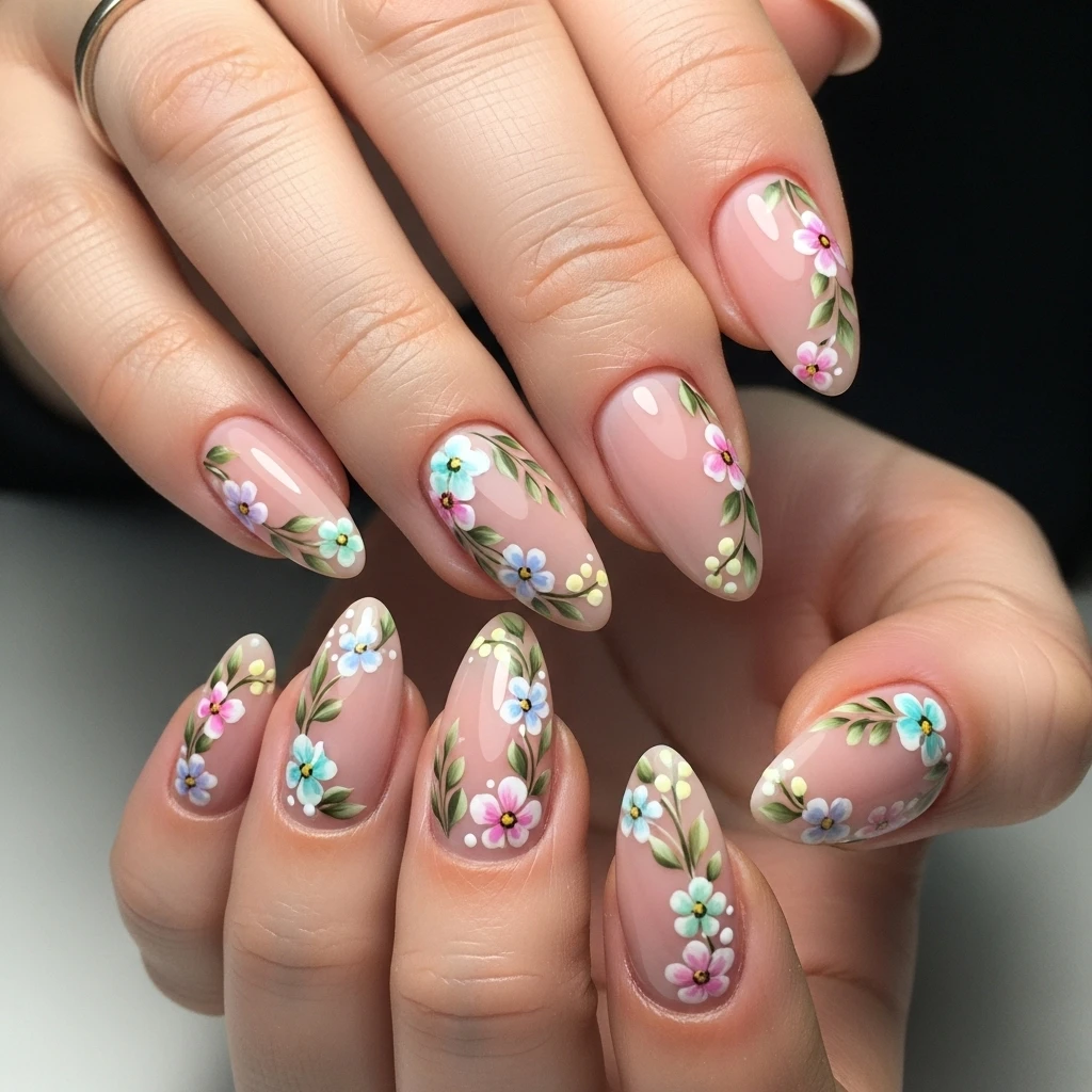 delicate floral designs