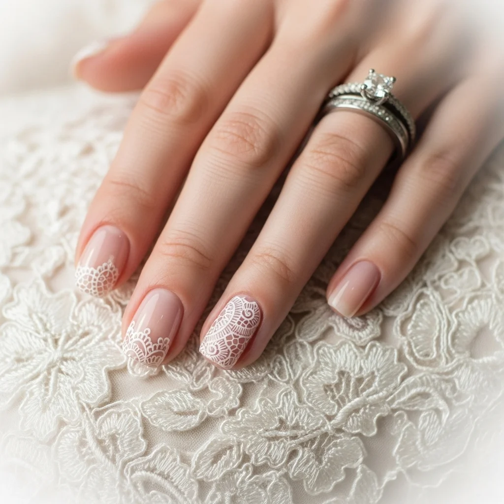 delicate lace patterns
