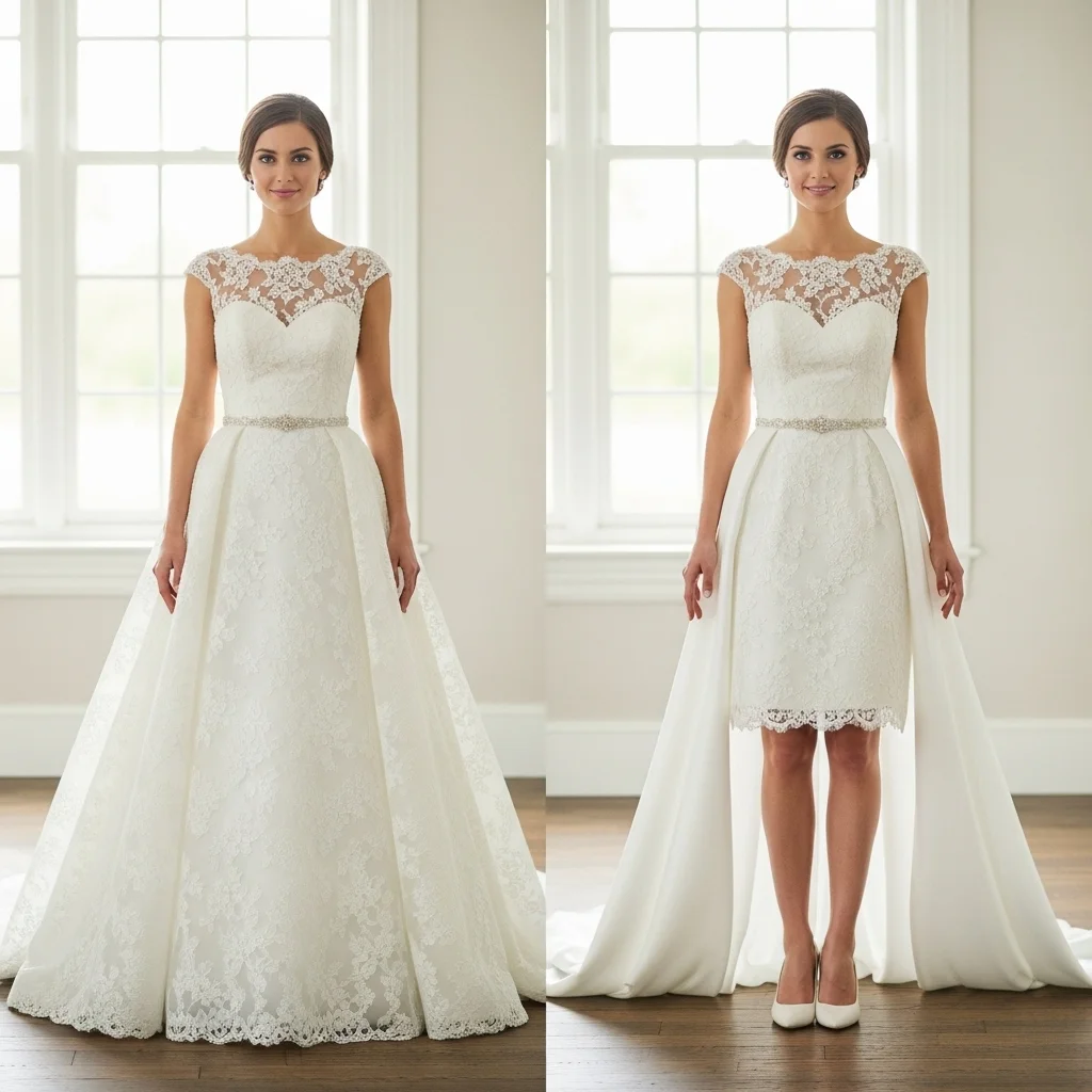 drop waist with detachable skirt