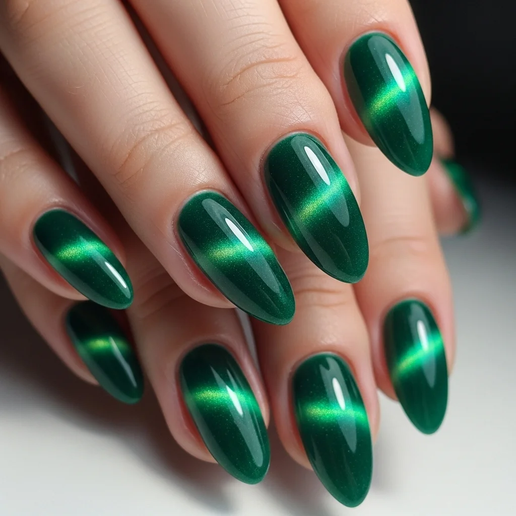 emerald green cat eye