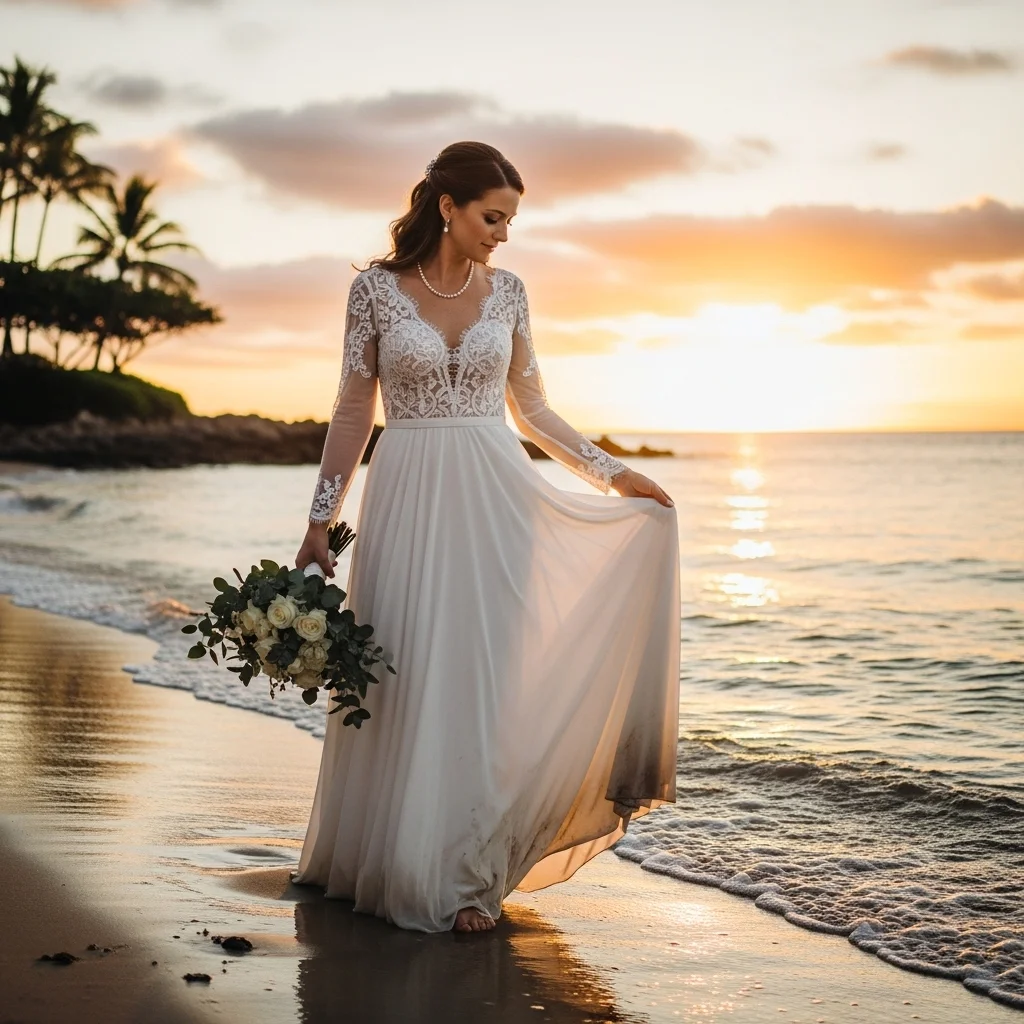 empire waist gown