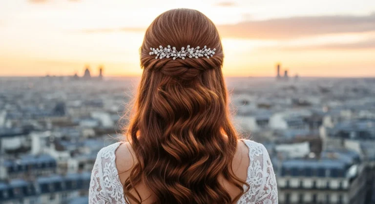 Top 21 French Bride Hairstyles: Chic & Romantic Looks for Your Special Day 23 Top 21 French Bride Hairstyles: Chic & Romantic Looks for Your Special Day